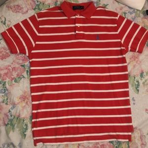 Polo Ralph Lauren Striped Mesh Polo
